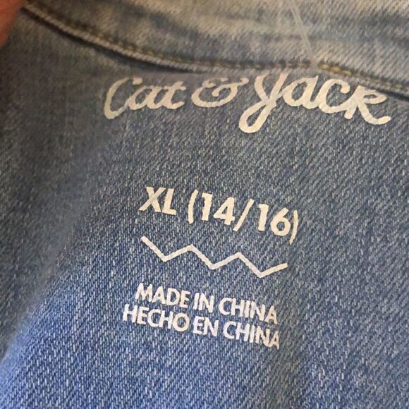 Cat & Jack denim jean jacket - Picture 3 of 5